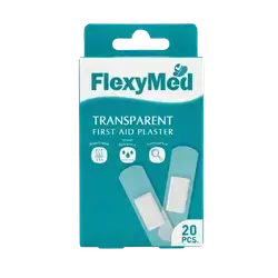 Transparent First Aid Plaster 20Pcs _ FlexyMed