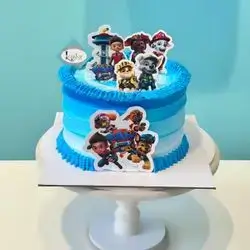 paw patrol cake vanilla 8 people