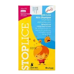 Stop Lice Shampoo Maximum Strength With Comb 200ml _ Turkuaz