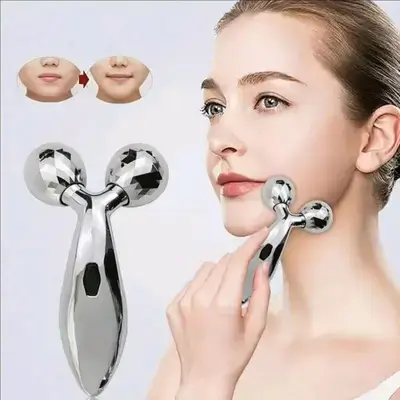 1pc 3D Manual Y-Shaped Roller Massager