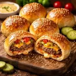 Closed Meat Burger