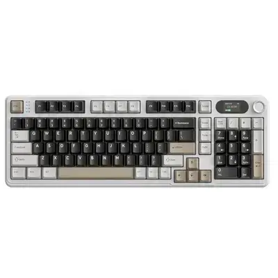 ATTACK SHARK X98 Pro Mechanical Keyboard (Cheese White)