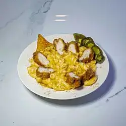 Crispy Chicken Cheddar Pasta