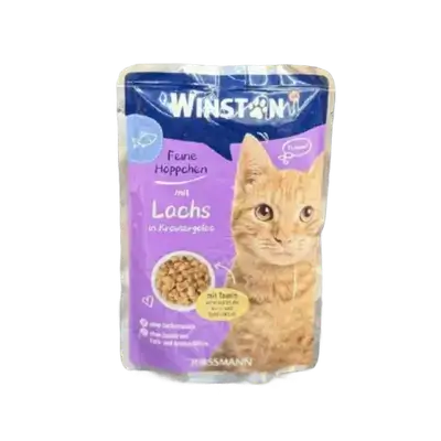 Winston – With Salmon in Herb Jelly 100g