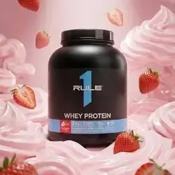 Rule 1 Whey Protein – Strawberry Cream 67 servings
