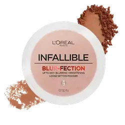 INFALLIBLE BLur-Fection Longwear Loose Setting Powder 15 TRANSLUCENT MEDIUM DEEP 6g _ L'OREAL PARIS