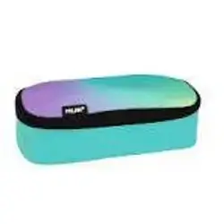 Oval pencil case Sunset, green