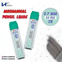 Mechanical Pencil Leads 0.7mm 2B 20pcs