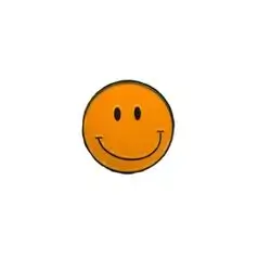 Happy Emoji Metal Sticker
