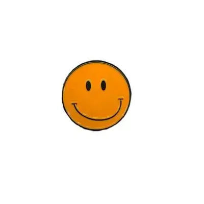 Happy Emoji Metal Sticker