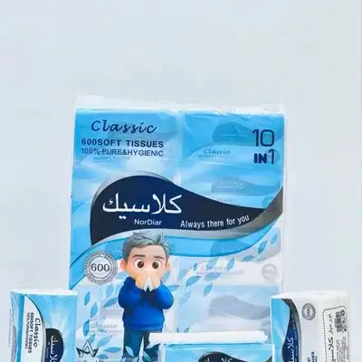 Classic 600SOFT TISSUES 100% PURE&HY GIENIC Set10pics