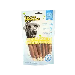 YooZee Dental Snacks With Nutrition Beef Flavor Roll Meaty Stick 100g