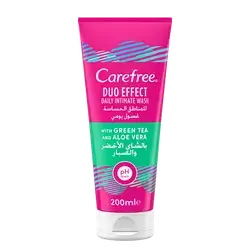 Duo Effect Daily Intimate Wash With Green Tea & Aloe Vera 200ml _ Carefree