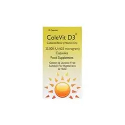 ColeVit D3 25,000 IU Capsules – Sterling