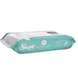 Sleepy Sensitive Body Cleaning Wipes – 50 Sheets