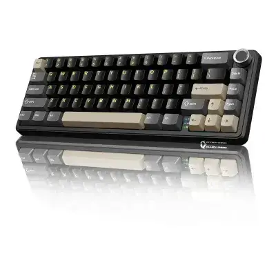 ATTACK SHARK X66 Wireless Mechanical Keyboard Tri-Mode (Black, Strawberry Switch)