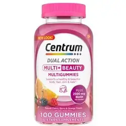 Centrum Dual Action Multi+ Beauty MultiGummies