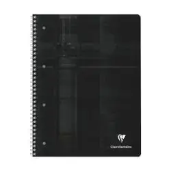 Claire Fontaine College Block 80 Sheets ( Black )