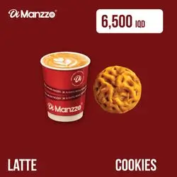 1 Latte And 1 Cookies