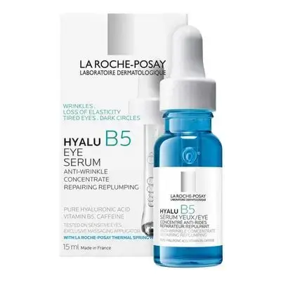 La Roche-Posay Hyalu B5 Anti-Wrinkle Repairing and Plumping Eye Serum 15 ml للهالات سيروم العيون هيالو بي 5 من لاروش بوزيه 15 مل