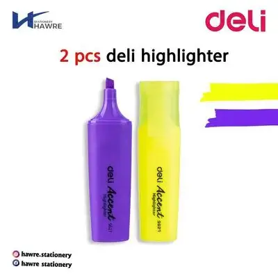 2pcs Highlighter deli