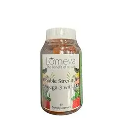 Double Strength Omega-3 with D3 60 Gummy Capsules_LOMEVA
