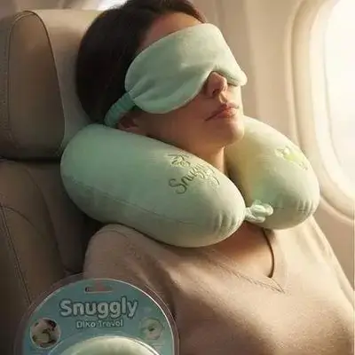 Checkered Travel Neck Pillow