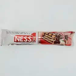 Ness One Hazelnut Wafer Covered With Chocolate & Milk 28G
