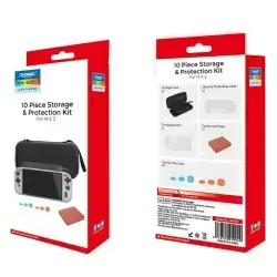 DOBE 10-in-1 Storage & Protection Kit for Nintendo Switch