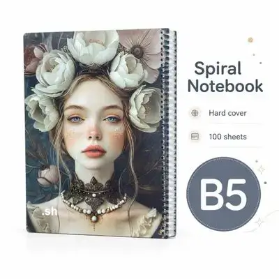 Hardcover Spiral Notebook – B5 | 100 Sheets