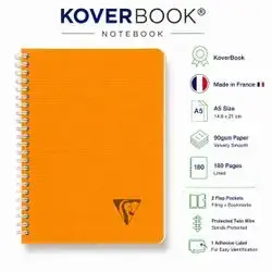 Notebook,french , A5 Size,180 pages.