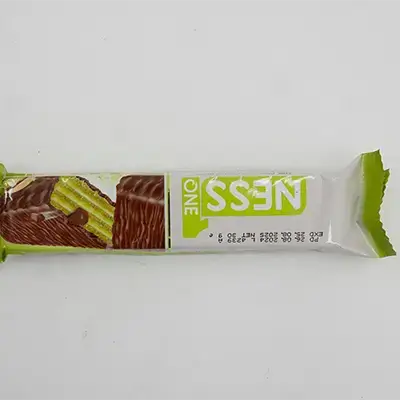 Ness One Wafer Pistachio Cream Covered With Chocolate & Milk