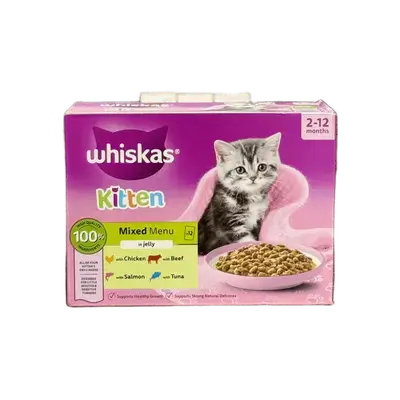 Whiskas Kitten Mixed Menu in Jelly 12x85g