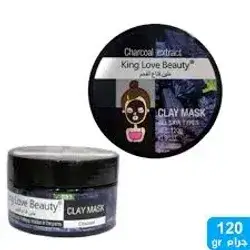 King Love Beauty Charcoal Extract Clay Mask 120g