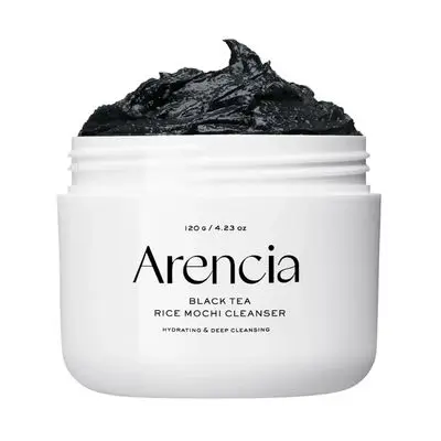 Arencia Black Tea Rice Mochi Cleanser 120g , غسول ارينسيا بالشاي