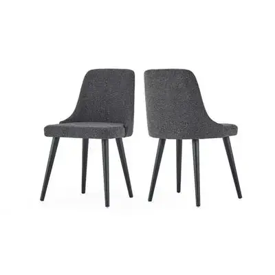 Efe Chair - Napoli and Black