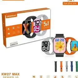 Keqiwear KW27 Max Series 10 Smartwatch 5-in-1 Combo Pack.