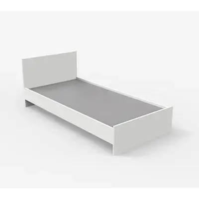Bed Single Person 90*190 Cm White