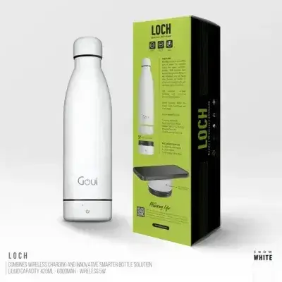 Goui Loch Wireless Bottle – White