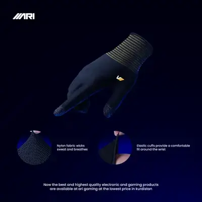 Ari Gaming Gloves – 5-Finger Edition