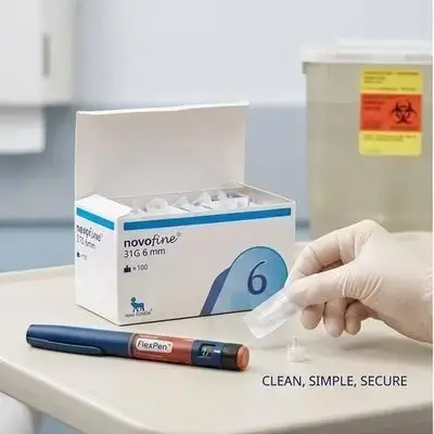 novofine 31G 6mm Injection Needles (100 needles)
