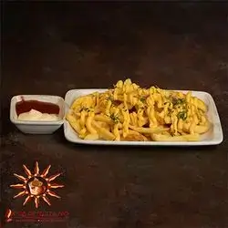 French Fries Plate with Cheddar Cheese