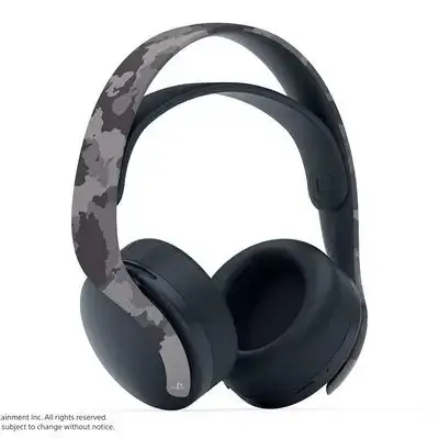 PlayStation Pulse 3D Wireless Headset for PS5, PS4, and PC - Gray Camouflage