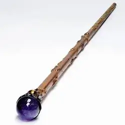 Crystal Wand Pearl 27cm
