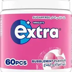 extra Bubblemint Flavour 84g 60pieces