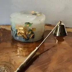 Scented Rose Candles With Candle Snuffer