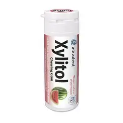 miradent xylitol chewing gum watermelon flavor (30gums )