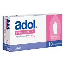 Adol 125Mg Paracetamol Suppositories Julphar