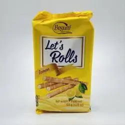 Bogutti Wafer Roll Lemon 120g