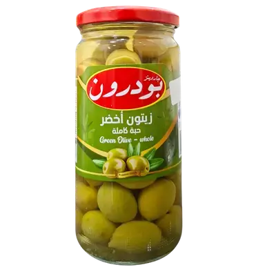 Bordroun Green Olives (Glass Jar) 450g